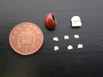 $21.90 • Buy Rare Lucky Elephant Seed Bean 6 Tiny Carved Elephants Inside 1970's Vintage 