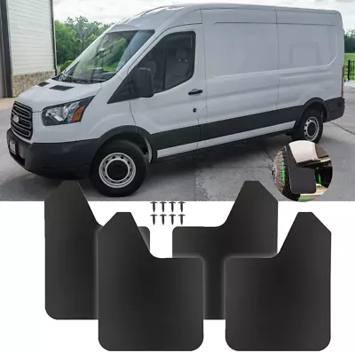 4PCS Mud Flaps Splash Guards Mudguards Mudflaps Fender Flexible For Ford Transit • $29.12