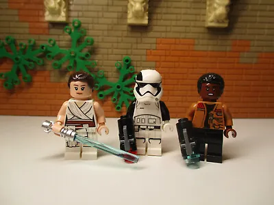 (G5/9) LEGO Star Wars 1x Rey Skywalker Finn First Order Trooper Episode 8 • $63.77