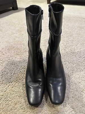 Antonio Melani Women Dress Boot Black Size 7M EUC • $39.99