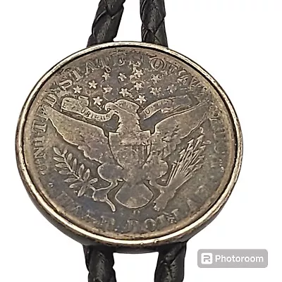 Unique Vintage Native American Navajo Coin Sterling Silver Bolo • $235