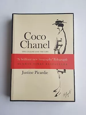 Coco Chanel Legend & The Life Justine Picardie Illustrations By Karl Lagerfeld  • £10