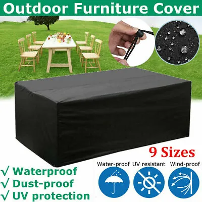 $34.99 • Buy Waterproof Outdoor Furniture Cover Garden Patio Rain UV Sofa Table Protector AU
