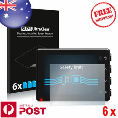 $5.99 • Buy Garmin Dash Cam 45  -  6 X Savvies® SU75 HD - P P075 Screen Protectors - P075