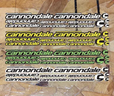 Cannondale Vinyl Custom Decals Stickers Bike Frame Kit Replacement Protective • $12.99