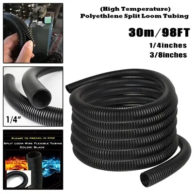30M Outdoor Cable Conduit Ducting Waterproof Flexible Hose / Pipe Wire Protector • £21.72