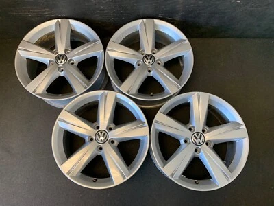 $539 • Buy (4) VW Volkswagen Passat Wheels Rims+Caps 17  Beetle GTI Golf Jetta Tiguan Audi
