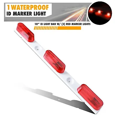 18  3 Red Trailer Light Bar ID For 80  Enclosed Motorcycle Utility Marine Boat • $8.84