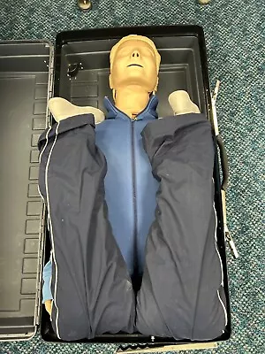 Laerdal Resusci Anne Full CPR Training Manikin In Carry Case On Wheels. • £200