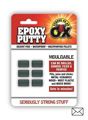 6 X 5g Waterproof Epoxy Putty Repair Pellets Ceramic Metal Plastic Etc Filler    • $6.76