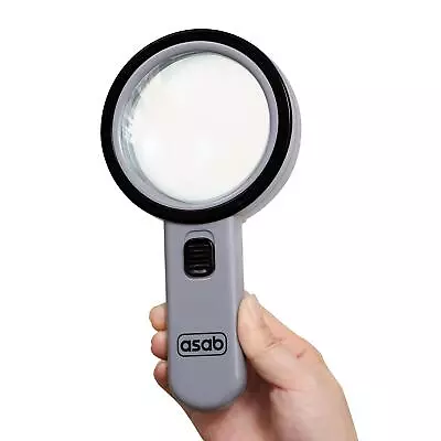 Handheld 30X Magnifying Glass Reading Books Jewellery 12 LED Portable Magnifier • £8.99