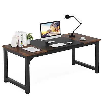 71  Office Executive Desk Large Study Computer Desk Conference Table For 4 To 6 • $179.38