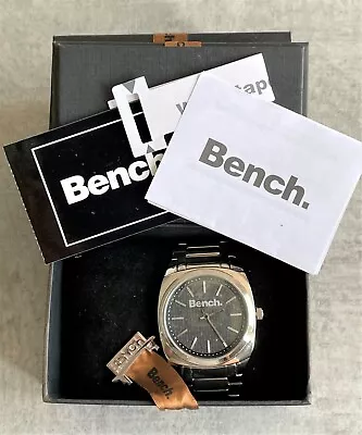 Bench Men's Stainless Steel Watch's With Black Face W/94 • £19.99