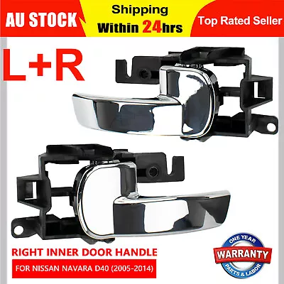 LH+RH Car Inner Grab Door Handle Front Rear For Navara D40 Pathfinder R51 05- 13 • $19.29