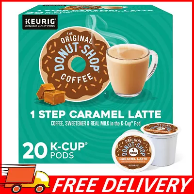 The Original Donut Shop Caramel Latte Single-Serve Keurig K-Cup Pods 20 Count • $15.32