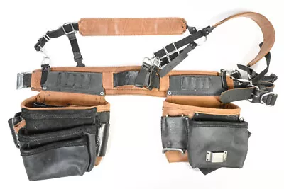 Akribis Leather Carpenter Framing Tradesmen Construction Tool Belt Bags Canada • $127.50