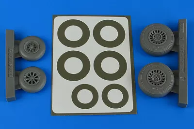 Aires 1/48 A-26B/C (B-26B/C) Invader Wheels & Paint Masks Early For ICM Kit 4841 • $20.19