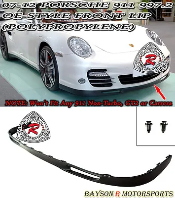 Fits 07-13 Porsche 997.2 911 Turbo OE-Style Front Lip (Urethane) • $139.99