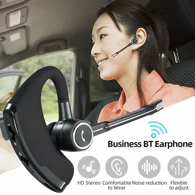 £12.99 • Buy Bluetooth Wireless Headphones Earpiece Headset For Car Truck Driver With Mic