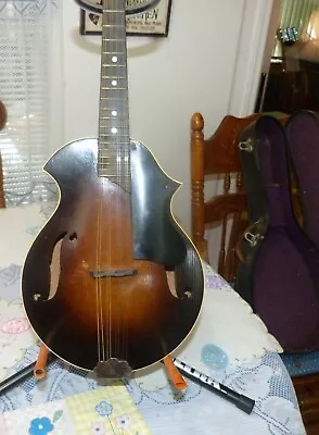 Kay Kraft Mandolin 1940's.  Vintage. In Original Case.  Good Condition.  As Is. • $395