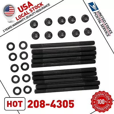 Cylinder Head Stud Kit Gasket Bolt For Civic 1996-2000 D16Y7 D16Y8 SOHC 208-4305 • $55.79