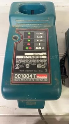 Makita DC1804 T Battery Charger Ni-MH & Ni-Cd 7.2V - 18V Tested Works • $14.87