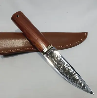 Handmade Yakutian Knife Yakut Knife Variation Hand Forged Carbon Steel Blade • $153.49