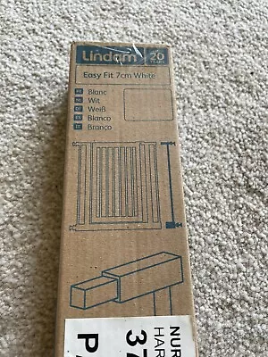 Lindam Easy Fit 7cm White Gate Extension - BNIB • £7.99