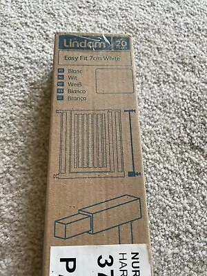 Lindam Easy Fit 7cm White Gate Extension - Brand New In Original Box • £7.99
