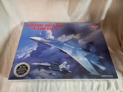 Academy 1/48 Model Airplane Kit Sukhoi SU-27UB Flanker C 2140 FA129-24000 Sealed • $49