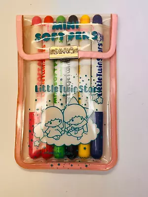 $29.95 • Buy Vintage Sanrio Little Twin Stars Mini Soft Pens Set *MOST WORK* 1976 Kawaii Bin6