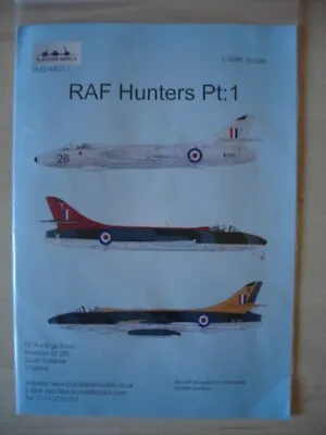 Blackbird Models 1/48 RAF Hunters Pt:1 • £4