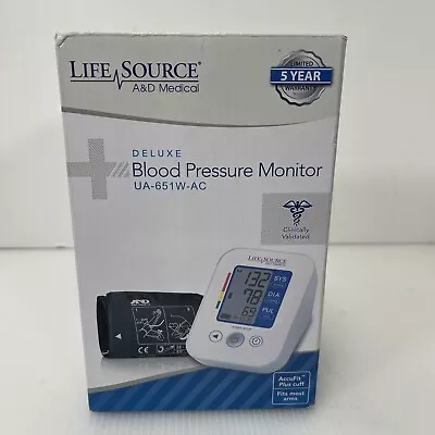 NEW A&D Medical  UA-651W-AC AccuFit Deluxe Blood Pressure Monitor • $32