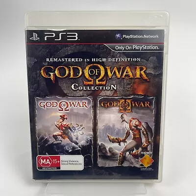 God Of War Collection - Playstation 3 (PS3) God Of War 1 & 2 With Manual • $64.99