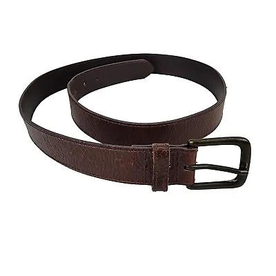 Wrangler Brown Genuine Leather Work Belt - Men's Size 40/100 1.5  Wide • $13.50