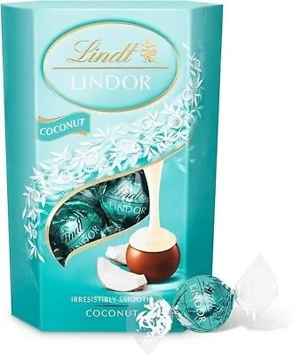 Lindt Lindor Coconut Chocolate Truffles Box 200g  • £6.95