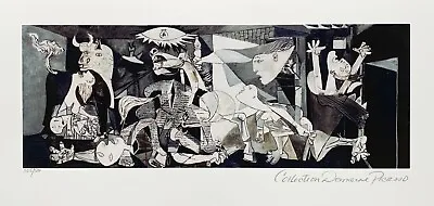 Pablo Picasso GUERNICA Estate Signed Stamped & Numbered Giclee Art 8  X 16  • $59.99