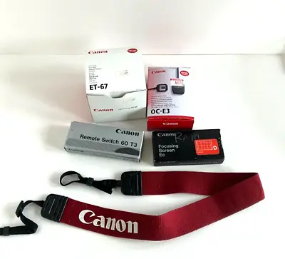 Canon  OC-E3 Switch 60 T3 Lens Hood Focusing Screen Ec Lot Of 5 • £56.65