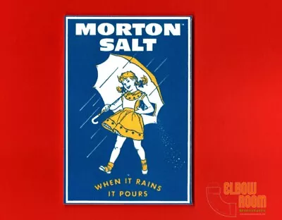 Vintage Morton Salt Sign  2x3  Fridge/locker Magnet • $3.75