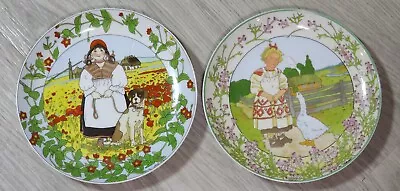 Villeroy & Boch Unicef Collector Plate #1 & #10 Heinrich Germany 7.75  Porcelain • £29.14