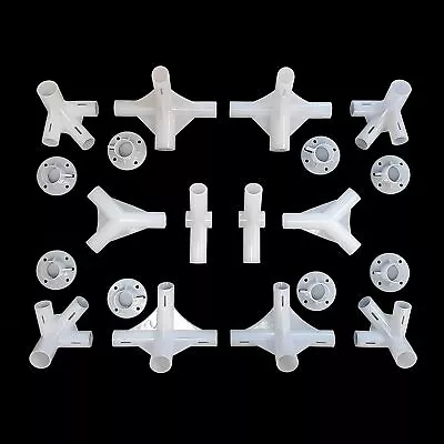 £4.69 • Buy Gazebo Connector 25/19mm For Center Spare Awning Tent Corner Parts