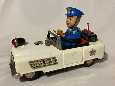 Vintage 1960s TN Nomura Mystery Police Tin Battery Operated Toy W-31 • $140