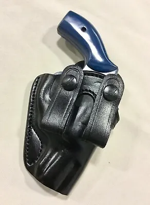 Leather IWB Holster S&W J Frame Revolver RUGER SP101 - 2” Barrel (# 7300 BLK) • $53.75