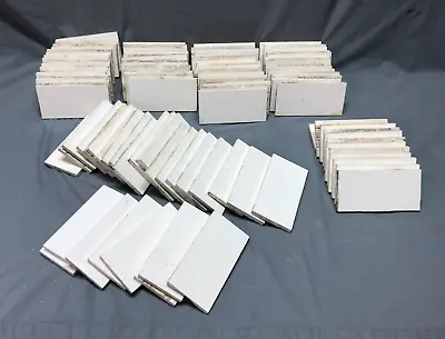 100 Antique Ceramic Thick Subway Tile 3x6 White Old More Available VTG 414-24B • $795