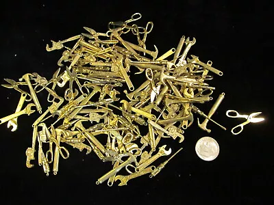 LARGE LOT OF   Vintage Miniature Brass 1960s  TOOLS   MADE BY Intercast  • $9.95