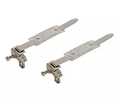 Pack Of 2 X Newlec Indoor Earth Clamps Pipe Adjustable Size 12-32mm NLEC14N • £3.99