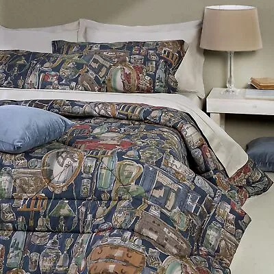 Duvet Cover Double Percale MIRABELLO Butterfly BIANCO • $154.58
