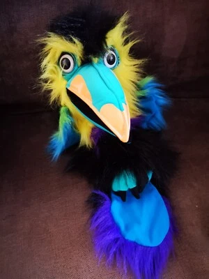 Rare. Green Billed Toucan Hand Glove Puppet With Squeaker. Vgc • £15