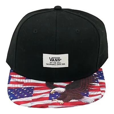 VANS Off The Wall American Eagle Walmer Snapback Hat • $12.97