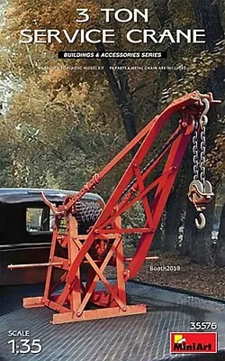 Mini-Art 3-Ton Service Crane - Plastic Model Military Diorama Kit - 1/35 Scale • $16.99